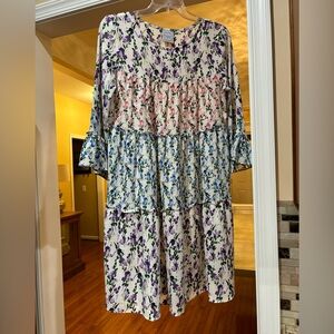 Midi Spring Ruffled Dress